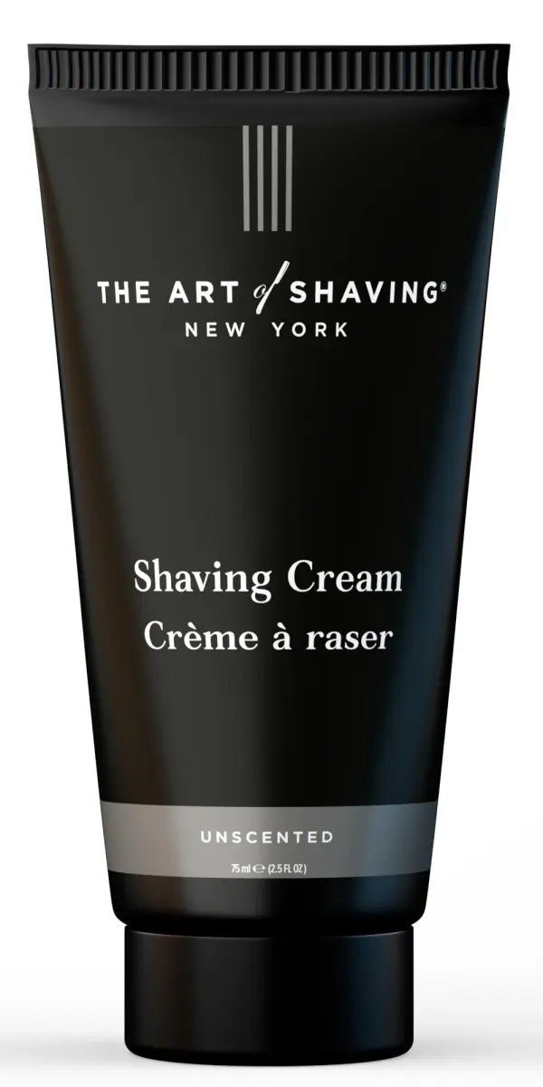 The Art of Shaving Unscented Shaving Cream for Men - 74ml (2.5 Fl Oz) | Clinically Tested for Sensitive Skin - main product image