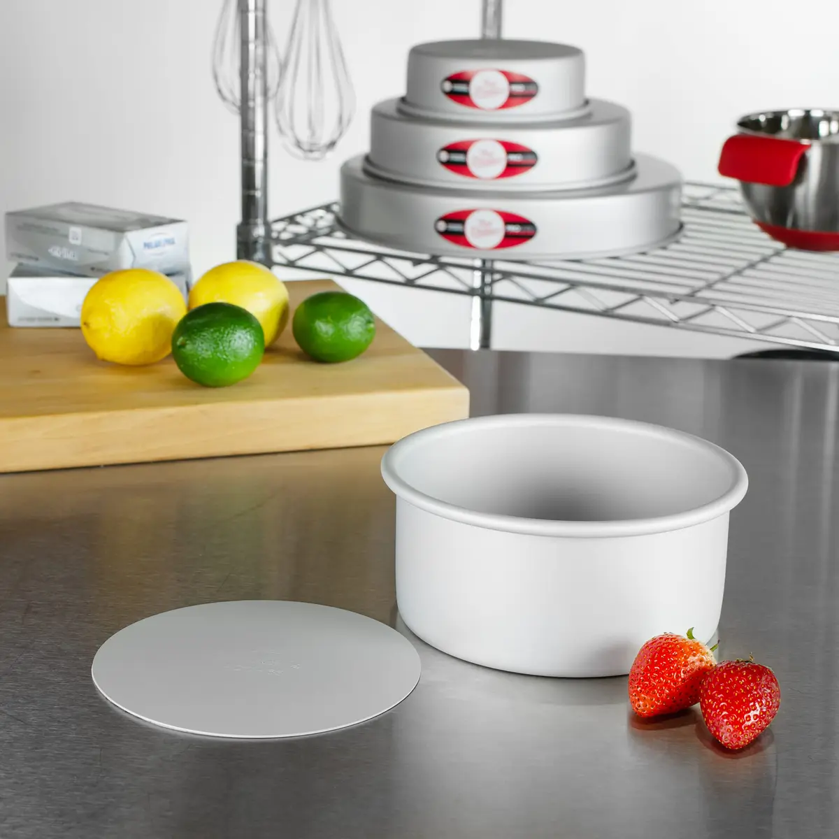Fat Daddio's PCC-63 Round Cheesecake Pan 6 x 3 Inch | Professional Aluminum Bakeware for Cheesecakes & Specialty Desserts - view 3