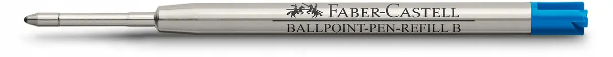 Faber-Castell Ballpoint Pen Refill Blue B (Broad Tip) | Document-proof, Light-resistant, 1 Count - view 2