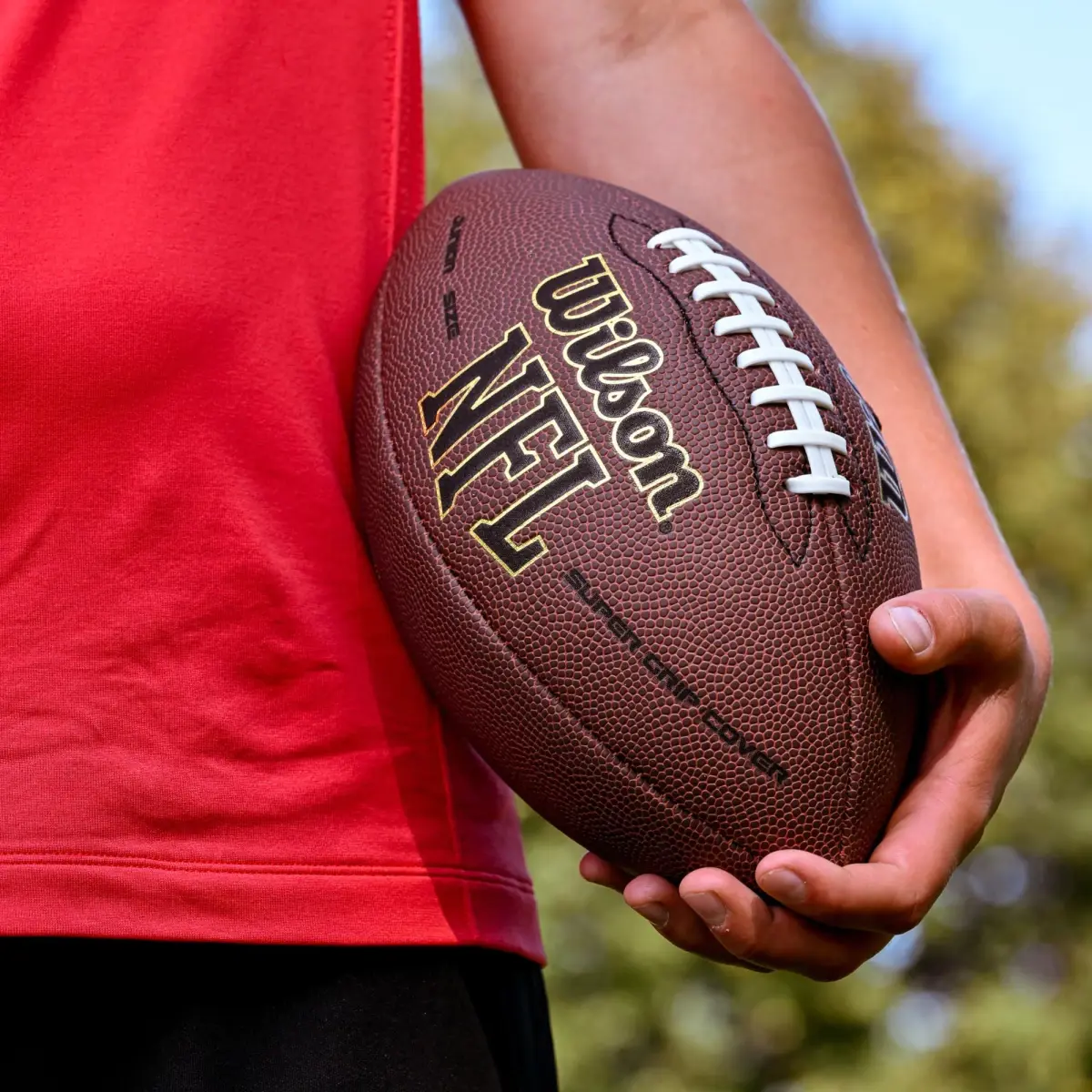 WILSON NFL Super Grip Composite Football - Official Size, Brown | Official Size (High School & College; Ages 14+) - view 8
