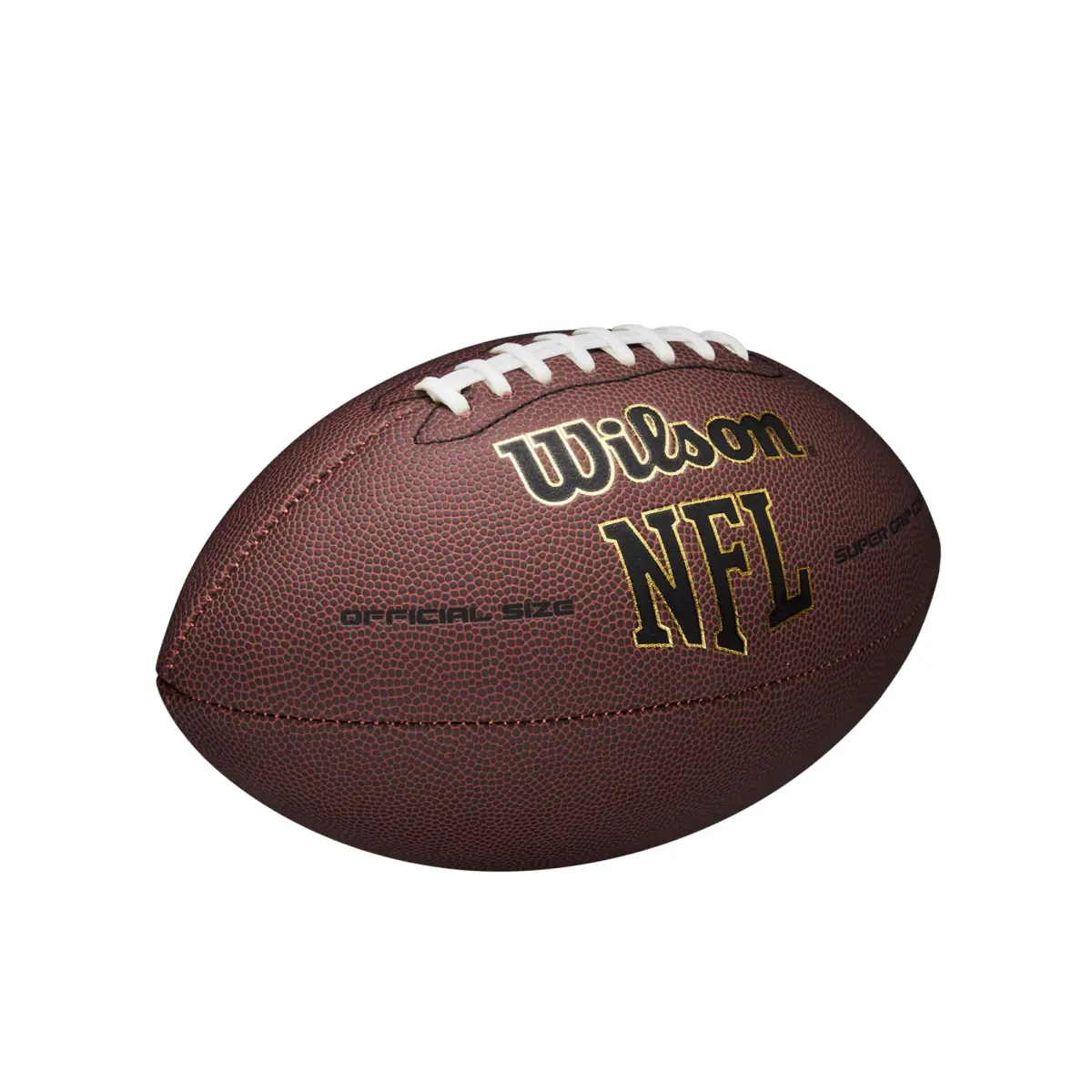 WILSON NFL Super Grip Composite Football - Official Size, Brown | Official Size (High School & College; Ages 14+) - view 2