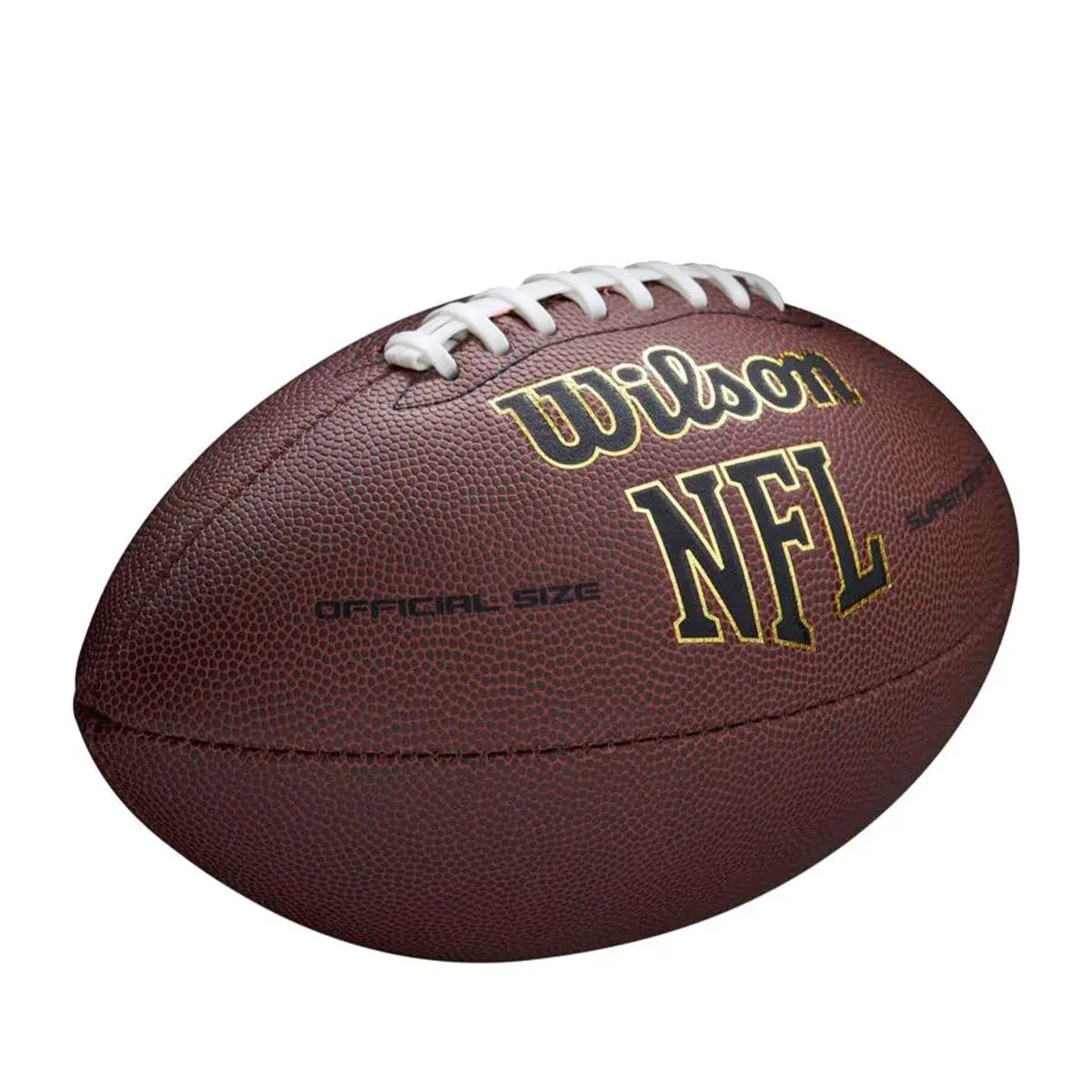 WILSON NFL Super Grip Composite Football - Official Size, Brown | Official Size (High School & College; Ages 14+) - view 4