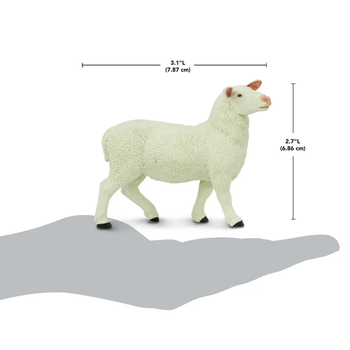 Safari Ltd. Ewe Figurine - Lifelike 3" Model Figure - Educational Toy for Kids 3+ - view 3