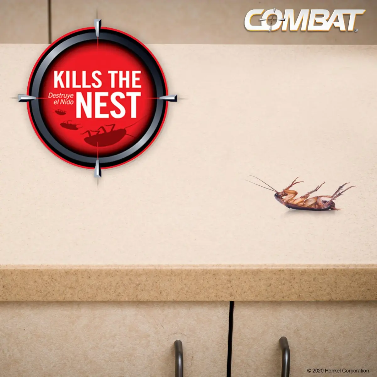 Combat Roach Killing Bait Stations for Large Roaches, Kills the Nest, 8 Count | EPA Registered Pesticide - view 3