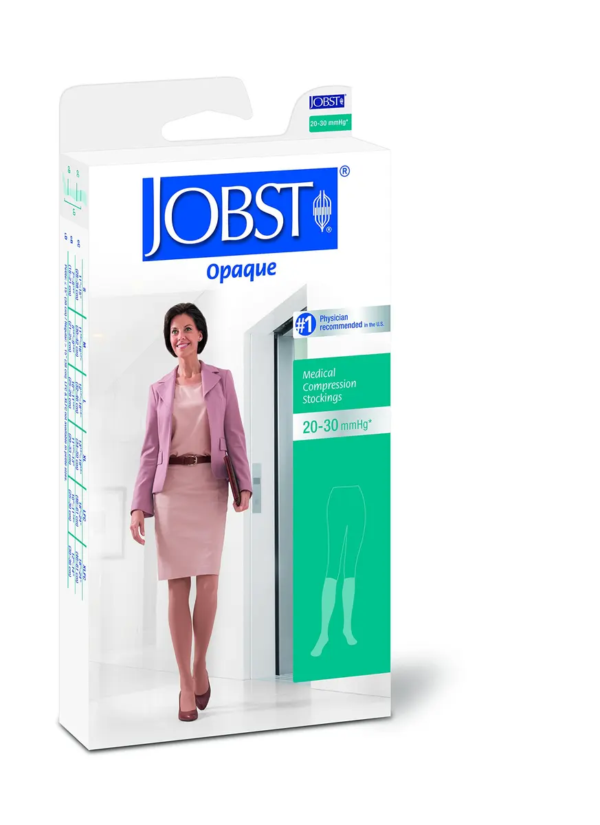 JOBST Opaque Knee High 20-30 mmHg Compression Stockings Small | Elegant Gradient Compression for Legs - view 2