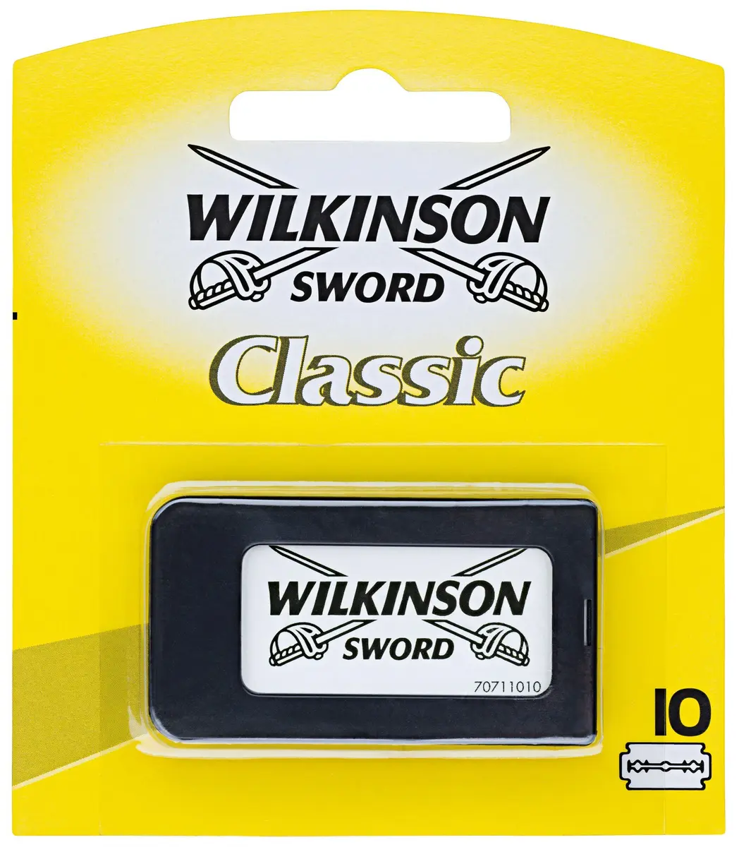 Wilkinson Sword Classic Safety Razor with 5 Blades | Metal Core, Retro Design, Double-Edged - view 2