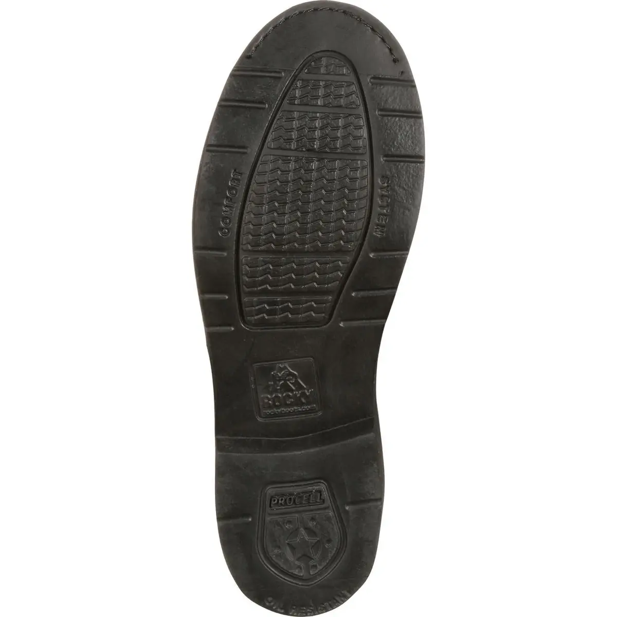 ROCKY Dress Leather High Gloss Chukka, Black, Size 13(EW) | Durable Water-Resistant Work Boot - view 2