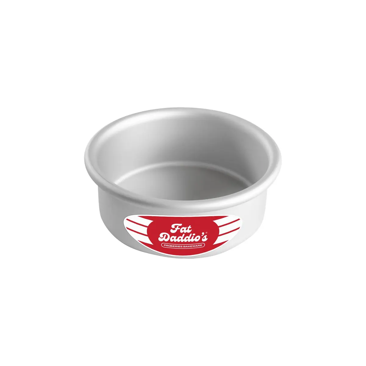 Fat Daddio's PRD-52 Anodized Aluminum Round Cake Pan 5" x 2" | Durable Bakeware for Layered Cakes & Pizzas - main product image