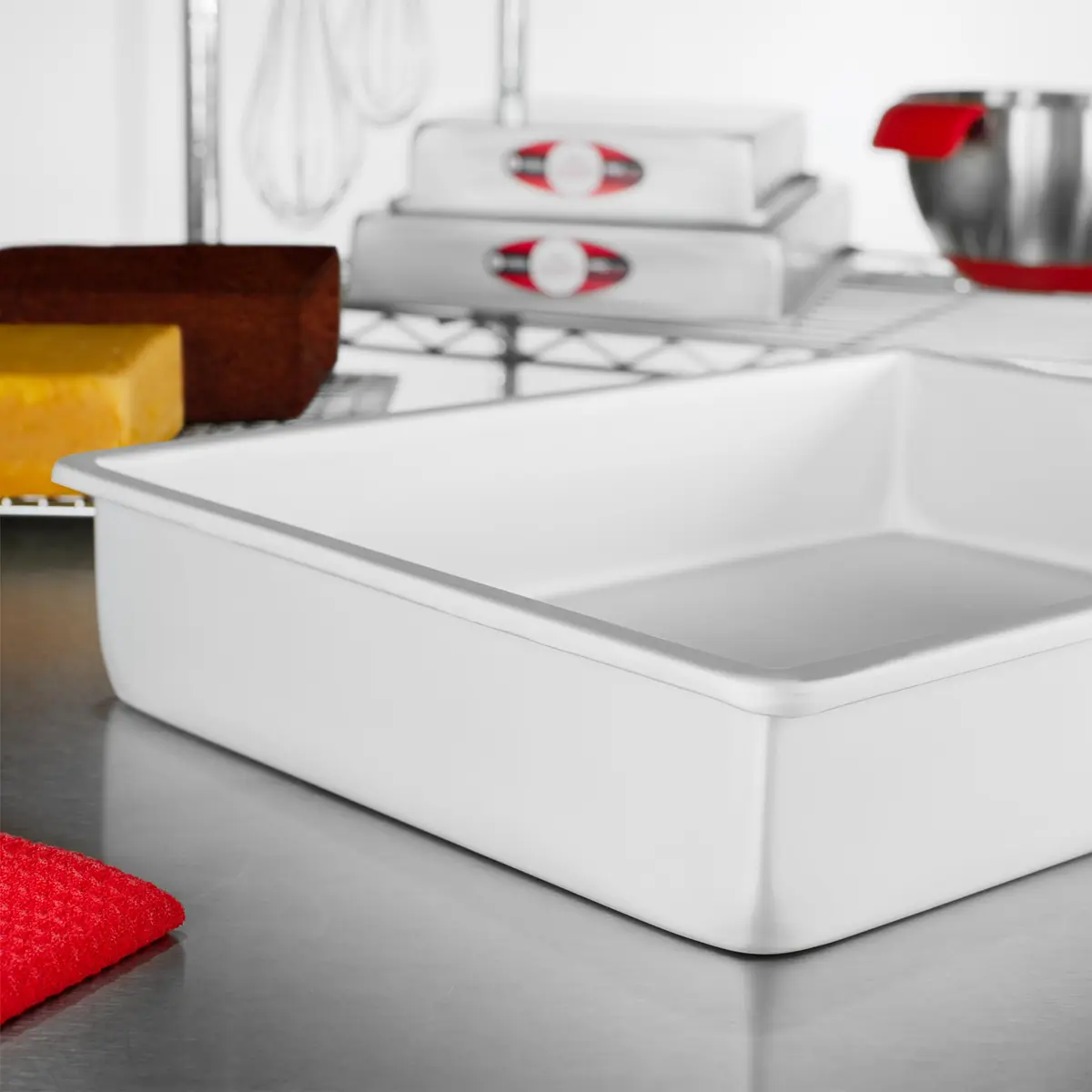 Fat Daddio's Sheet Cake Pan 11 x 15 x 3 Inch | Durable Aluminum Bakeware for Cakes & Pastries - view 4