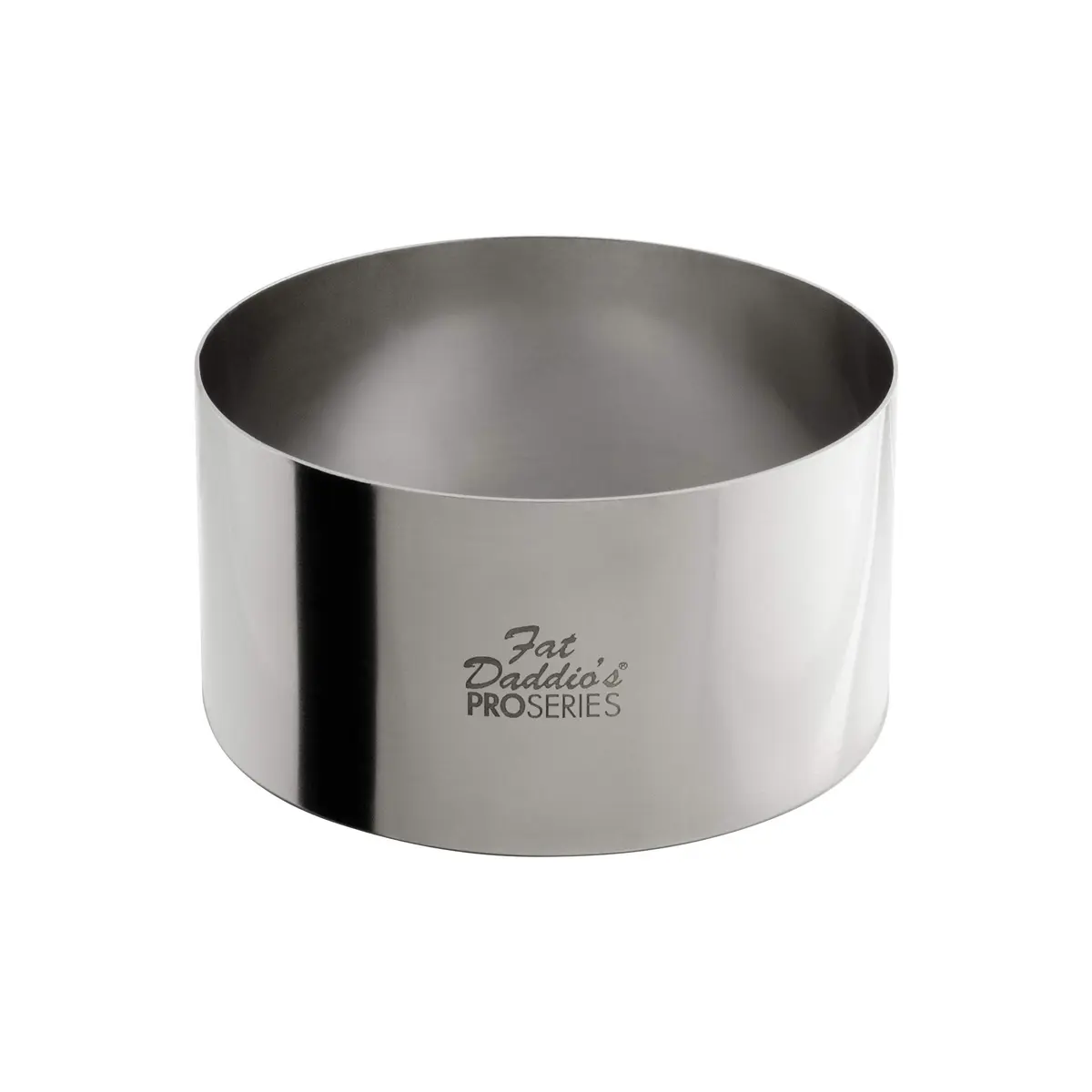 Fat Daddio's SSRD-4020 Stainless Steel Round Cake & Pastry Ring, 4 x 2 inch | Versatile Baking & Plating Tool - main product image