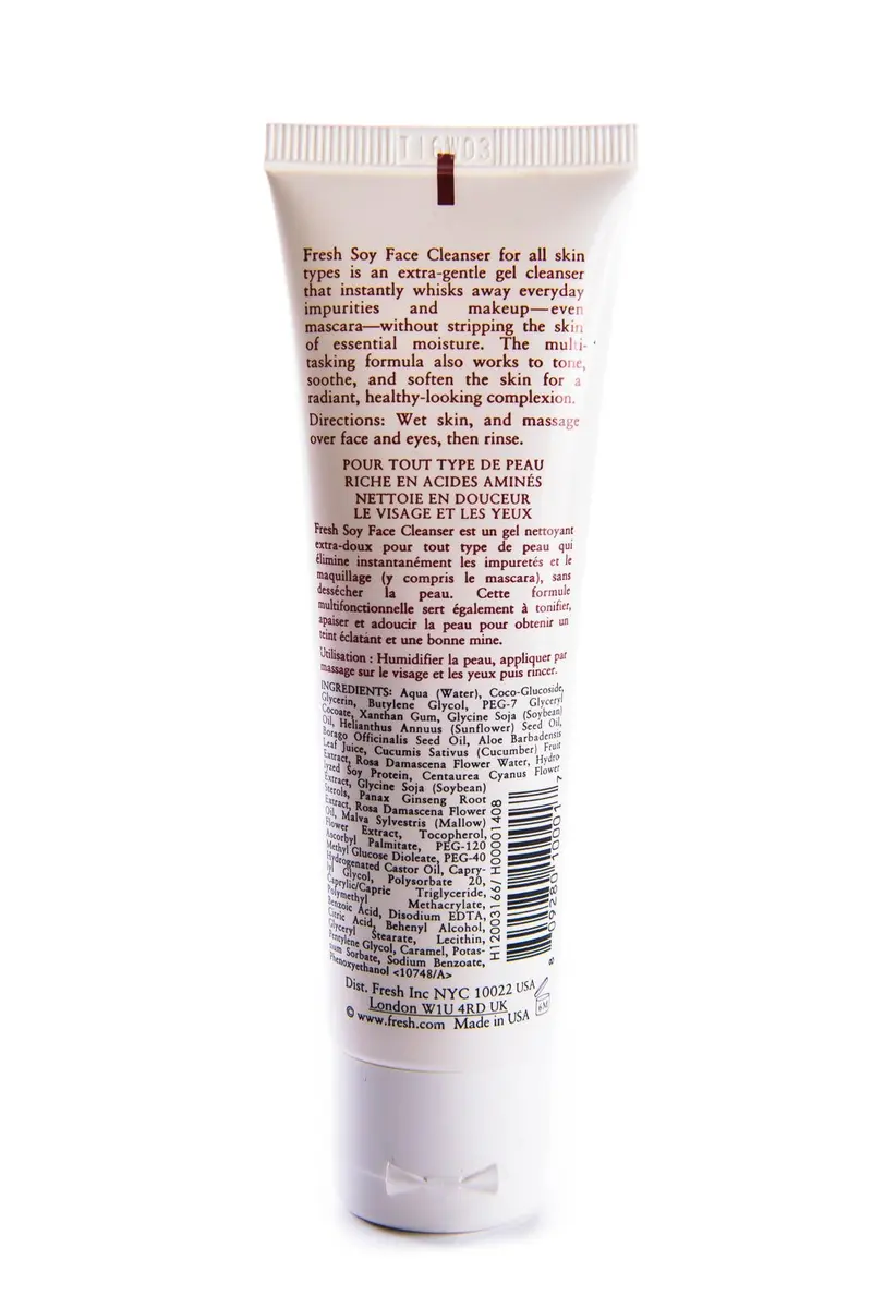Fresh Soy Face Cleanser 1.6 oz | Gentle, Moisturizing & Suitable for Sensitive Skin - view 2