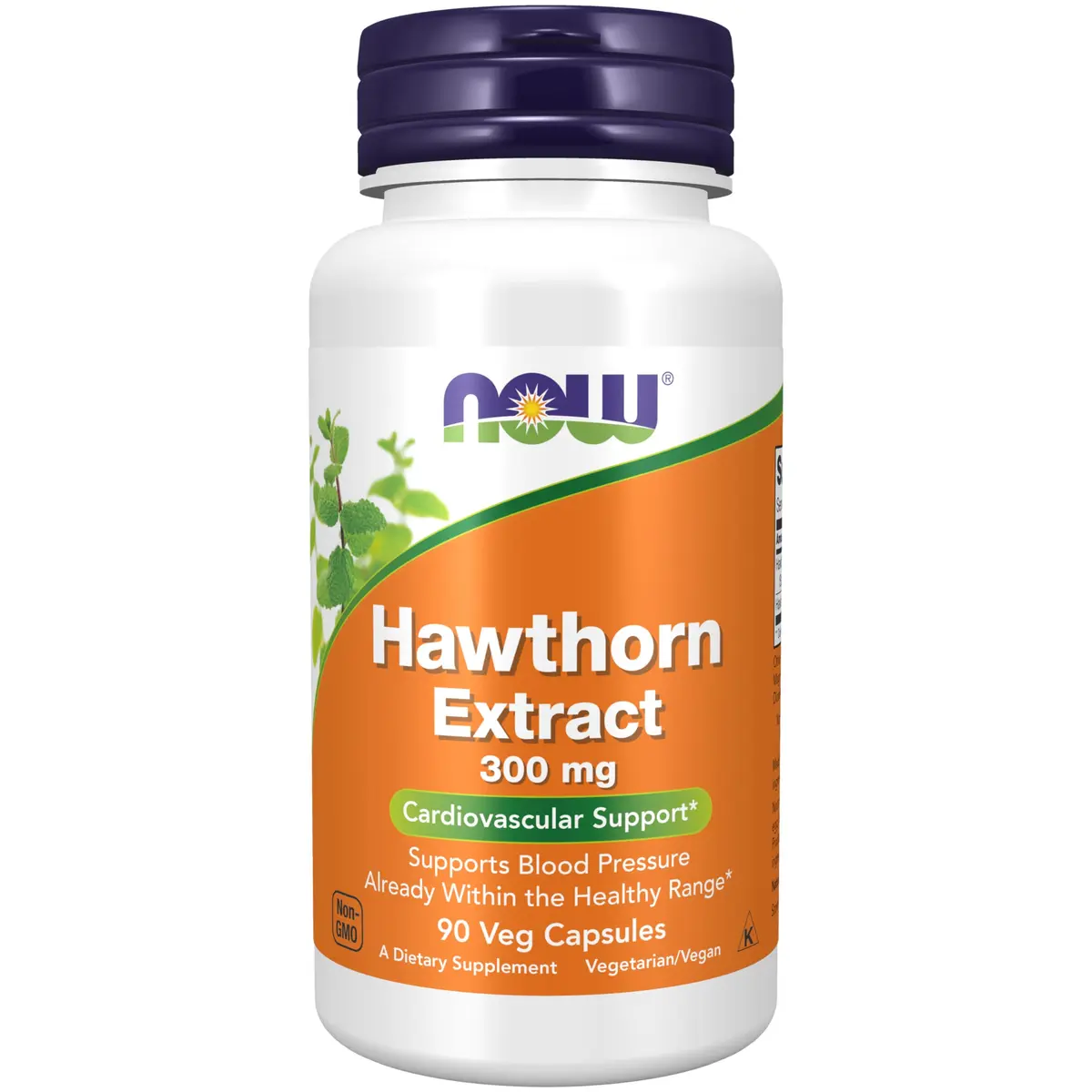 NOW Hawthorn Extract 300 mg | Supports Cardiovascular Health & Blood Flow (90 Veg Caps) - main product image