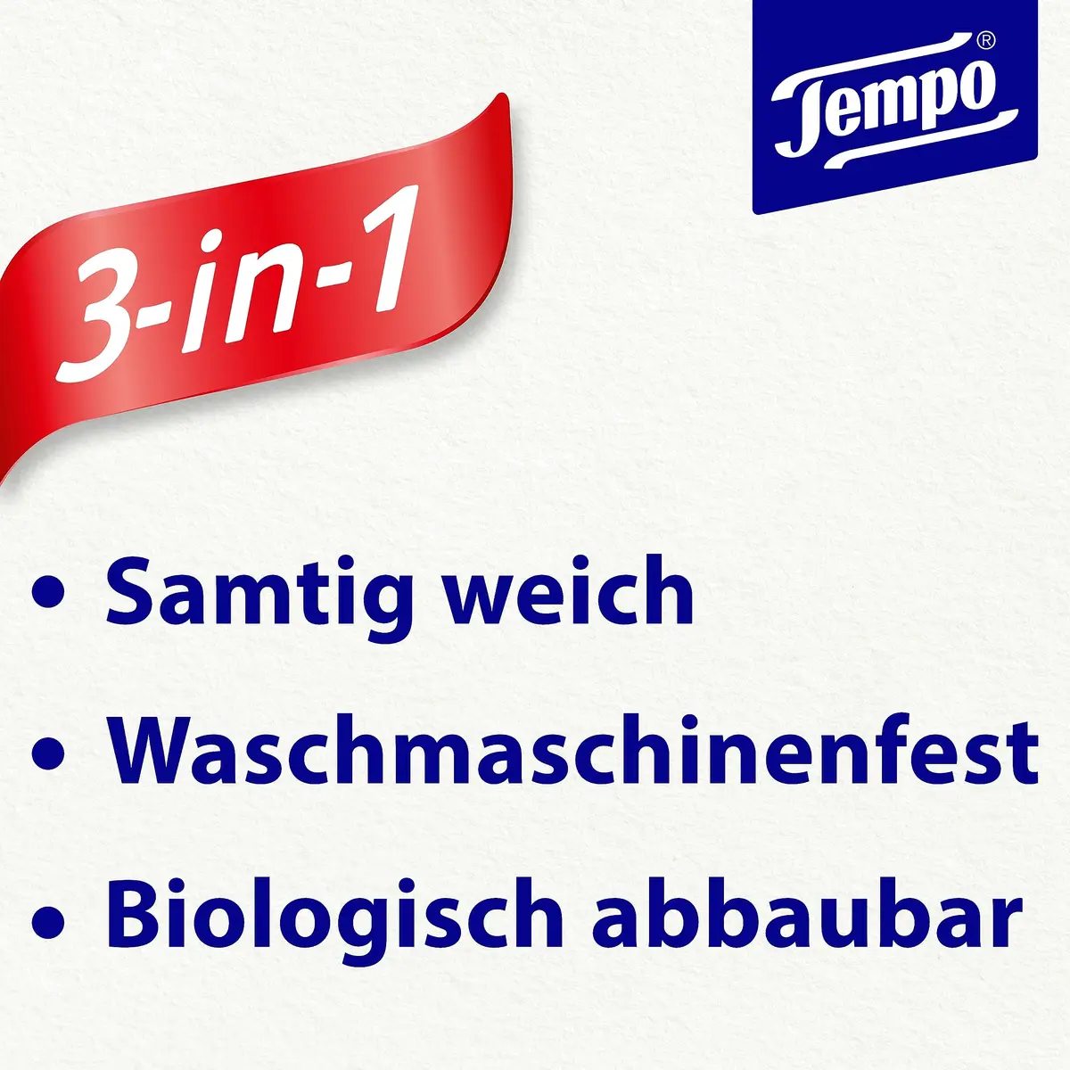 Tempo 4-Ply Cotton Touch Facial Tissues, 300 Sheets (30 Packs of 10) | Germany's Most Popular Pocket Tissues - view 2
