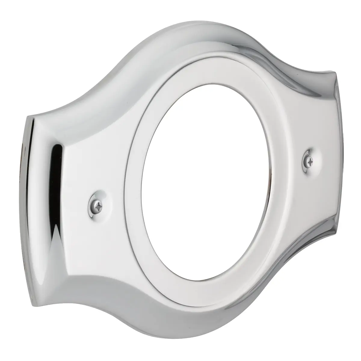 Moen Chrome Remodeling Shower Cover Plate for 3-Handle to 2-Handle Shower Updates | Hassle-Free Conversion - main product image