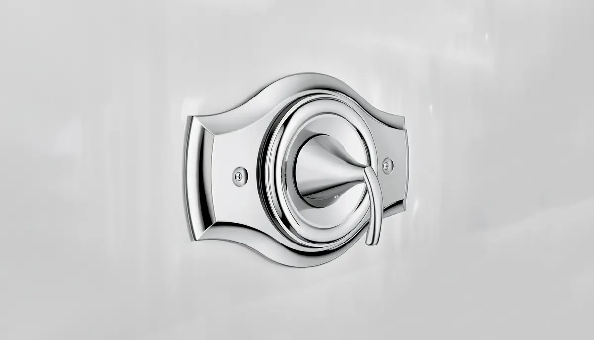 Moen Chrome Remodeling Shower Cover Plate for 3-Handle to 2-Handle Shower Updates | Hassle-Free Conversion - view 3