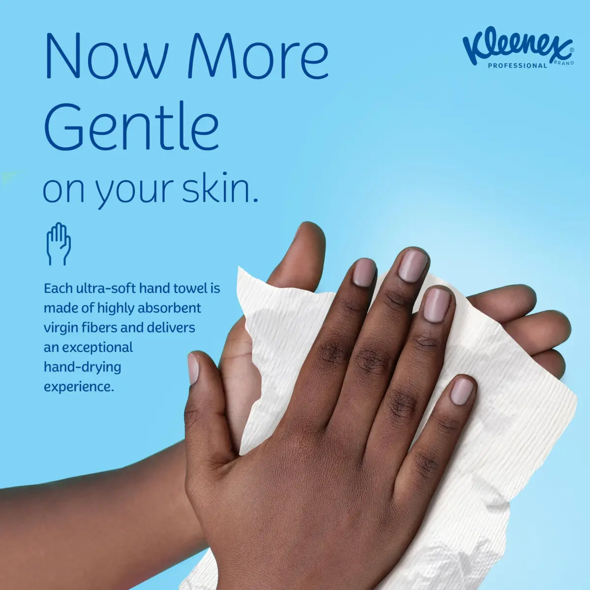 KLEENEX Pop-Up Box Hand Towels, Paper, 120 Count (Pack of 1) | Water-Resistant Coating for Moisture Protection - view 6