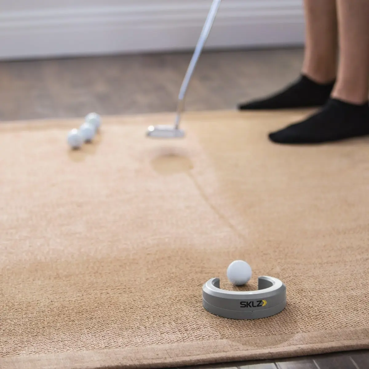 SKLZ Golf Putting Cup Accuracy Trainer,Gray | Horseshoe Shape for Precision Practice - view 4