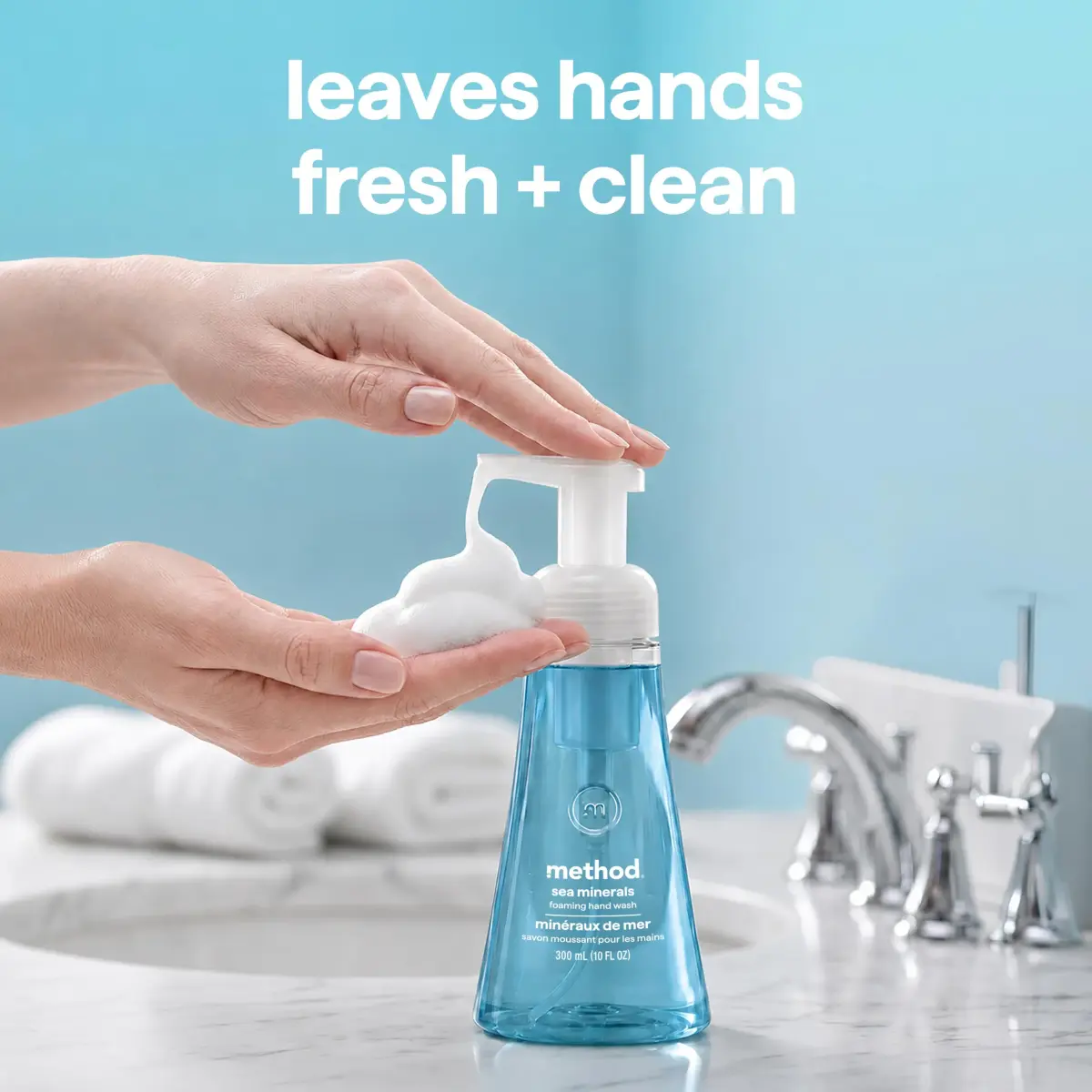 Method Foaming Hand Wash Sea Minerals 295ml (10 Fl Oz) | Gentle Cleansing & Soft Hands - view 7