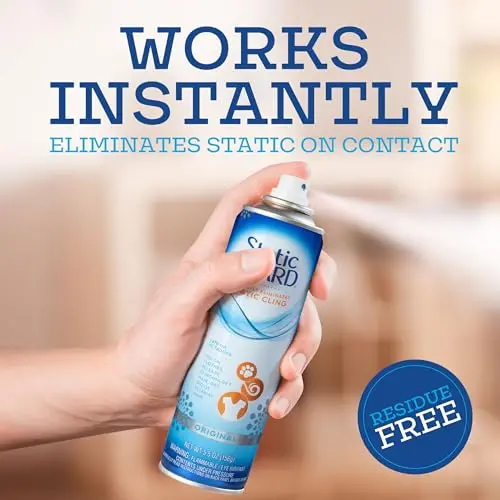 Static Guard Fabric Spray, Original Scent, 5.5 oz (156 g) | Eliminates Static Cling Instantly - view 3