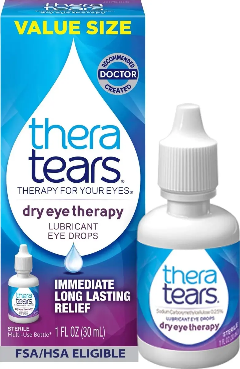TheraTears Dry Eye Therapy Lubricating Eye Drops 30ml (1 Fl Oz) | Ophthalmologist-Created for Lasting Relief - main product image