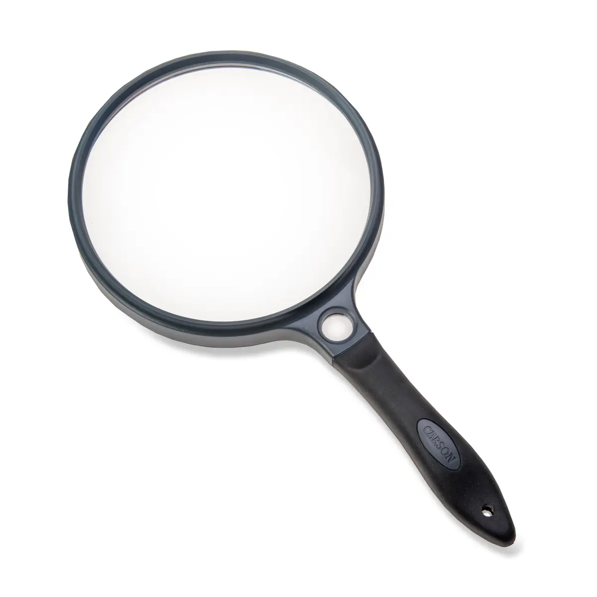 Carson SureGrip 2x Acrylic Magnifier 5" | Soft Grip with 11.5x Spot Lens for Close Inspection - main product image