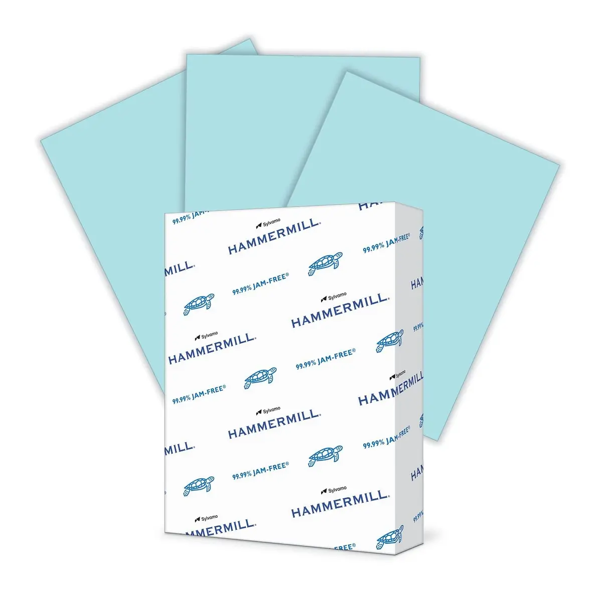 Hammermill Colored Paper 20 lb Blue Printer Paper 8.5 x 11 | Smooth Surface, 500 Sheets - main product image