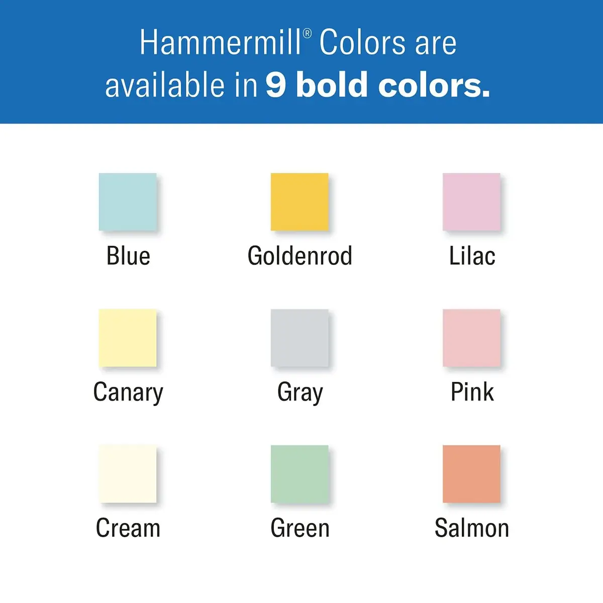 Hammermill Colored Paper 20 lb Blue Printer Paper 8.5 x 11 | Smooth Surface, 500 Sheets - view 2