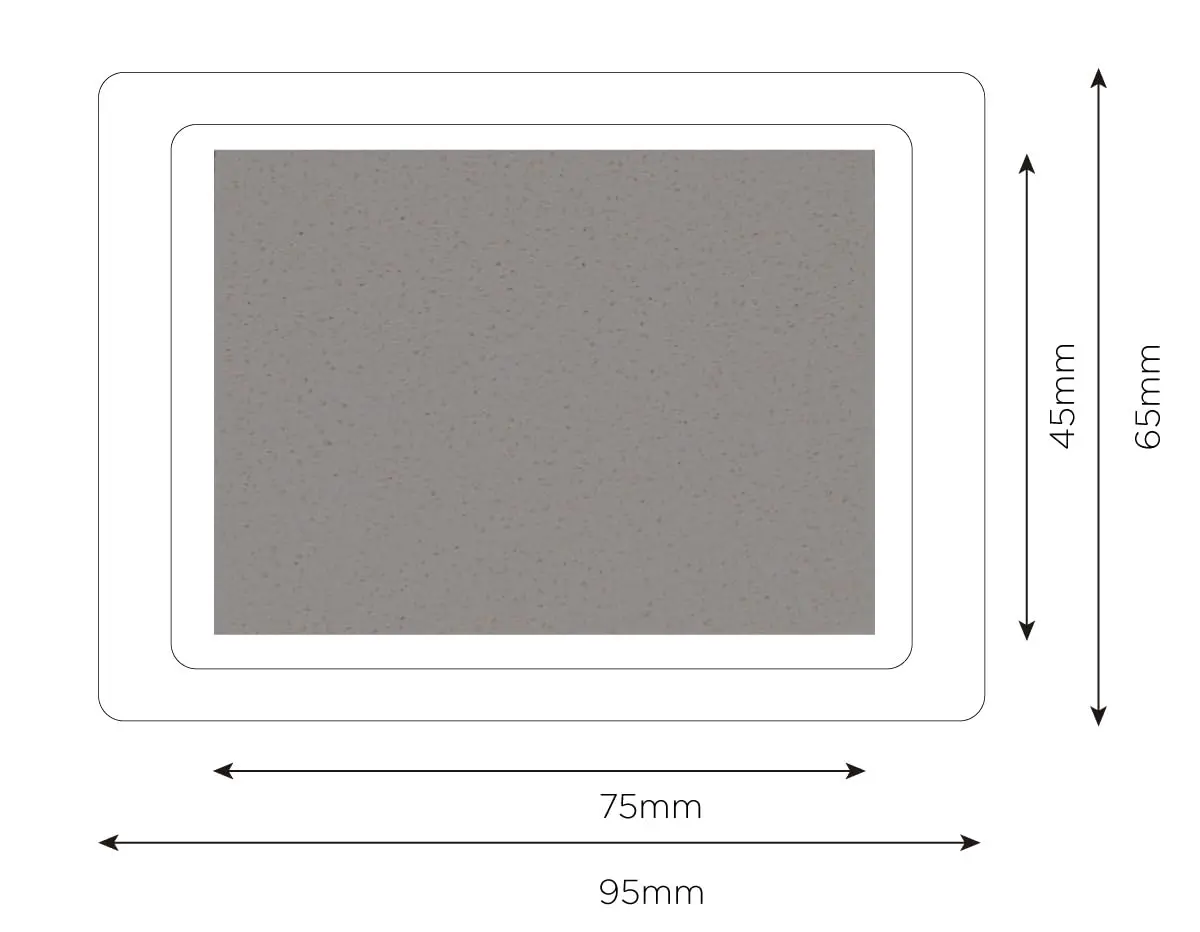 Tsukineko StazOn Stamp Pad, Brown, L | Solvent-Based Ink for Non-Porous Surfaces - view 2