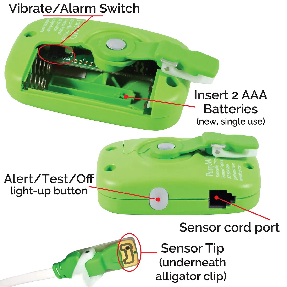 Wet-Stop 3 Bedwetting Alarm with Loud Sound & Vibration | Proven Enuresis Solution for Boys & Girls - view 3