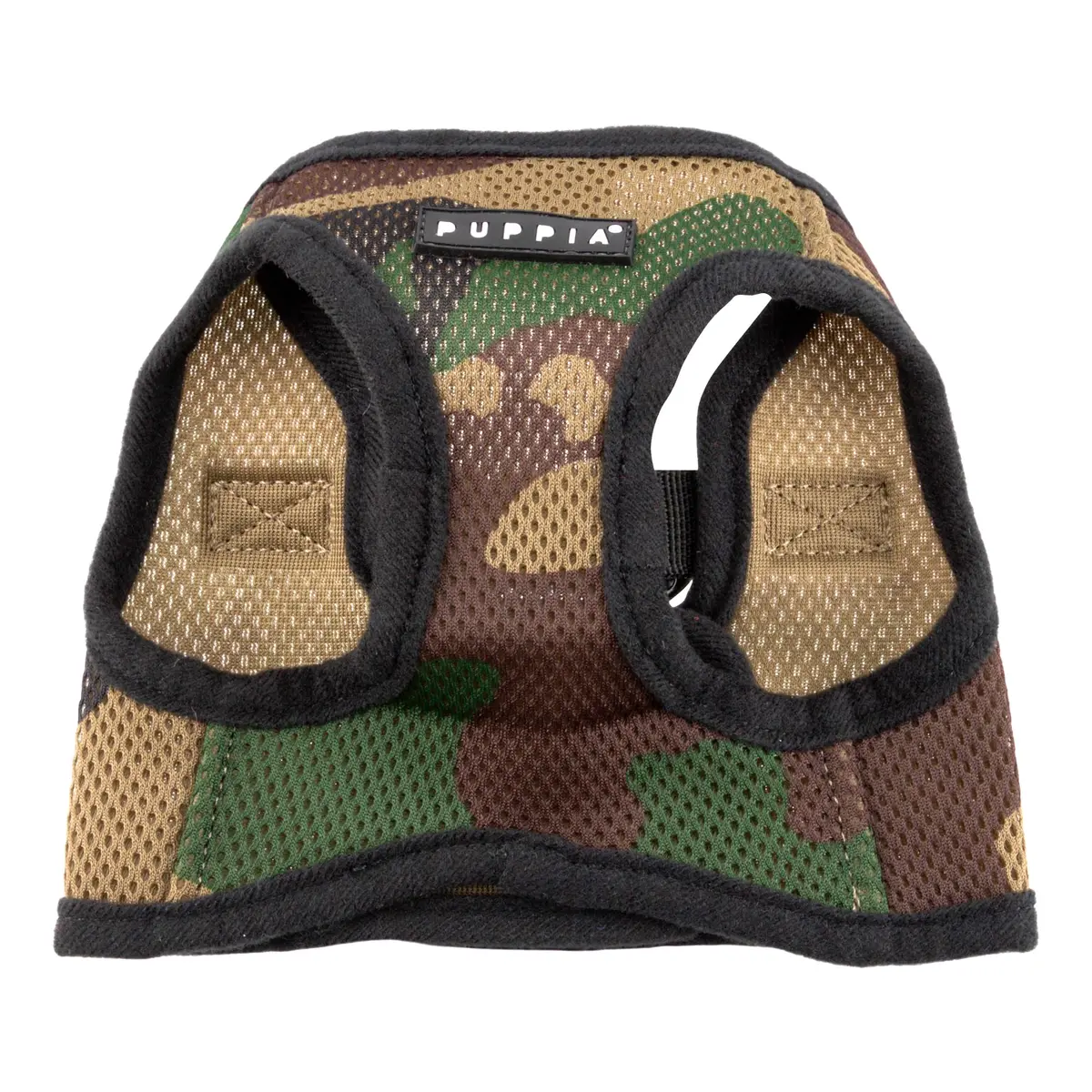 Puppia Soft Vest Harness CAMO Small | Adjustable Mesh Dog Harness for Comfort - view 3