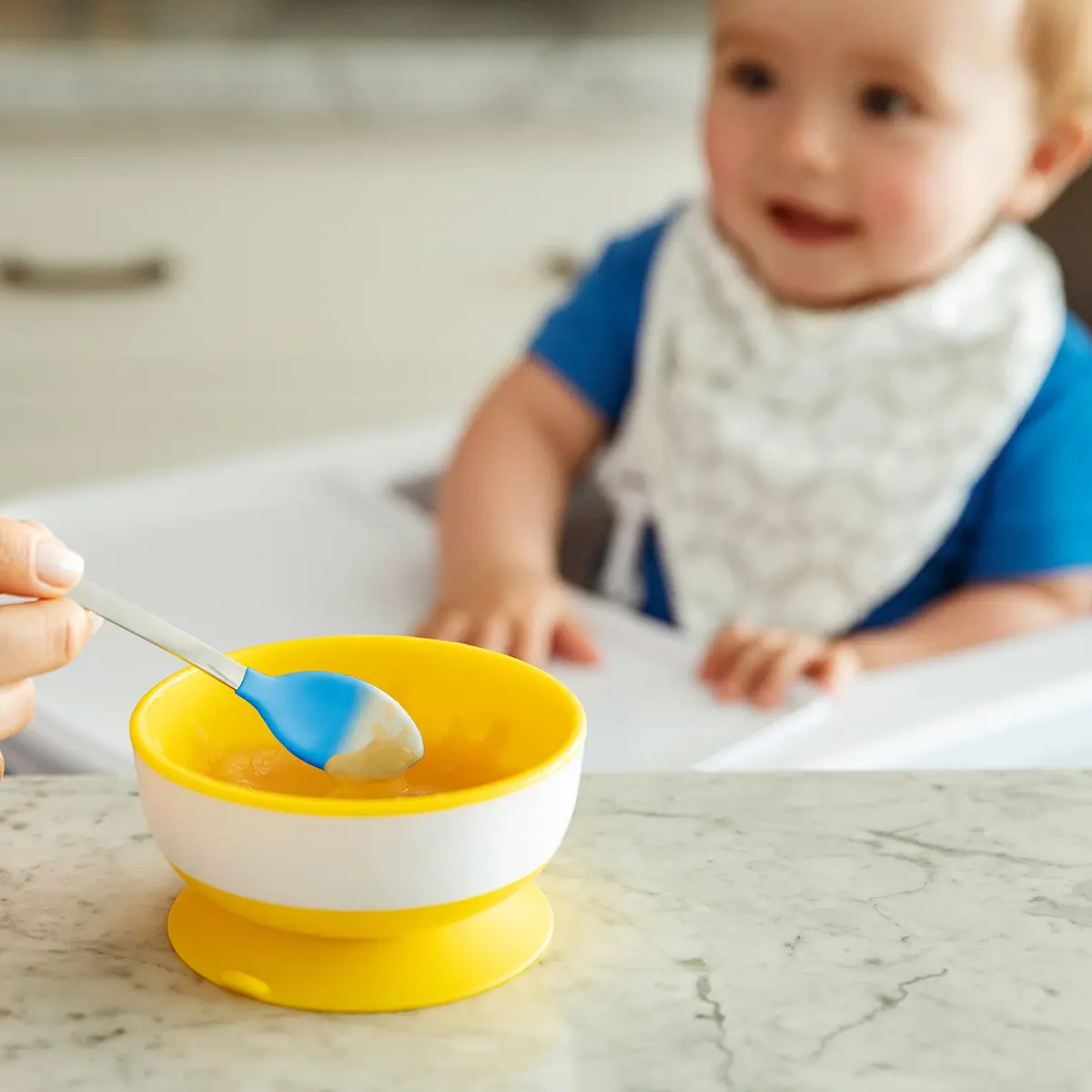 Munchkin White Hot Safety Baby Spoons, 4 Pack | Heat Sensor, Soft Tips, Bright Colors, 3+ Months - view 2
