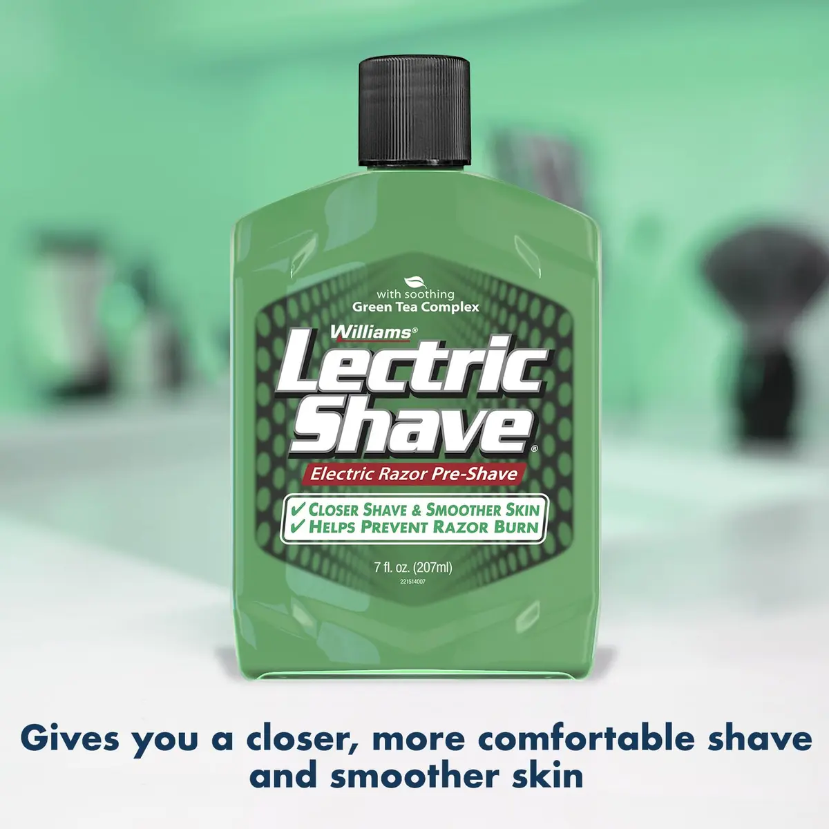 Williams Lectric Shave Electric Razor Pre-Shave Gel 414ml (14 Fl Oz) | Closer Shave for Sensitive Skin - view 3