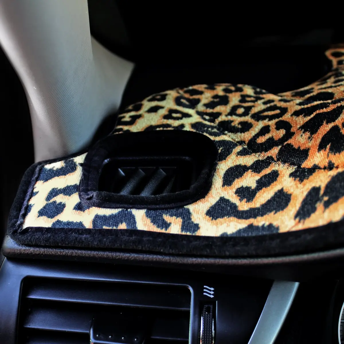 Coverking Velour Dashcover for Select Scion xA Models | Custom Fit, Fade-Resistant Velour (Cheetah) | Protects Against Heat & Glare - view 4