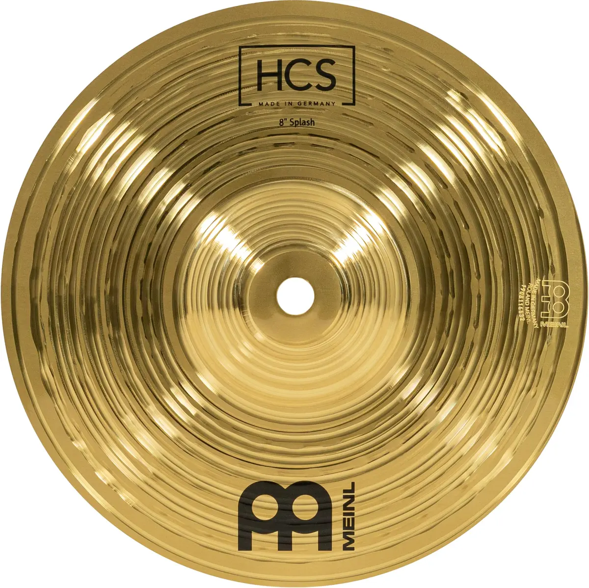 Meinl Percussion HCS 8" Splash Cymbal — German Brass Alloy | Bright, Quick Accent - main product image