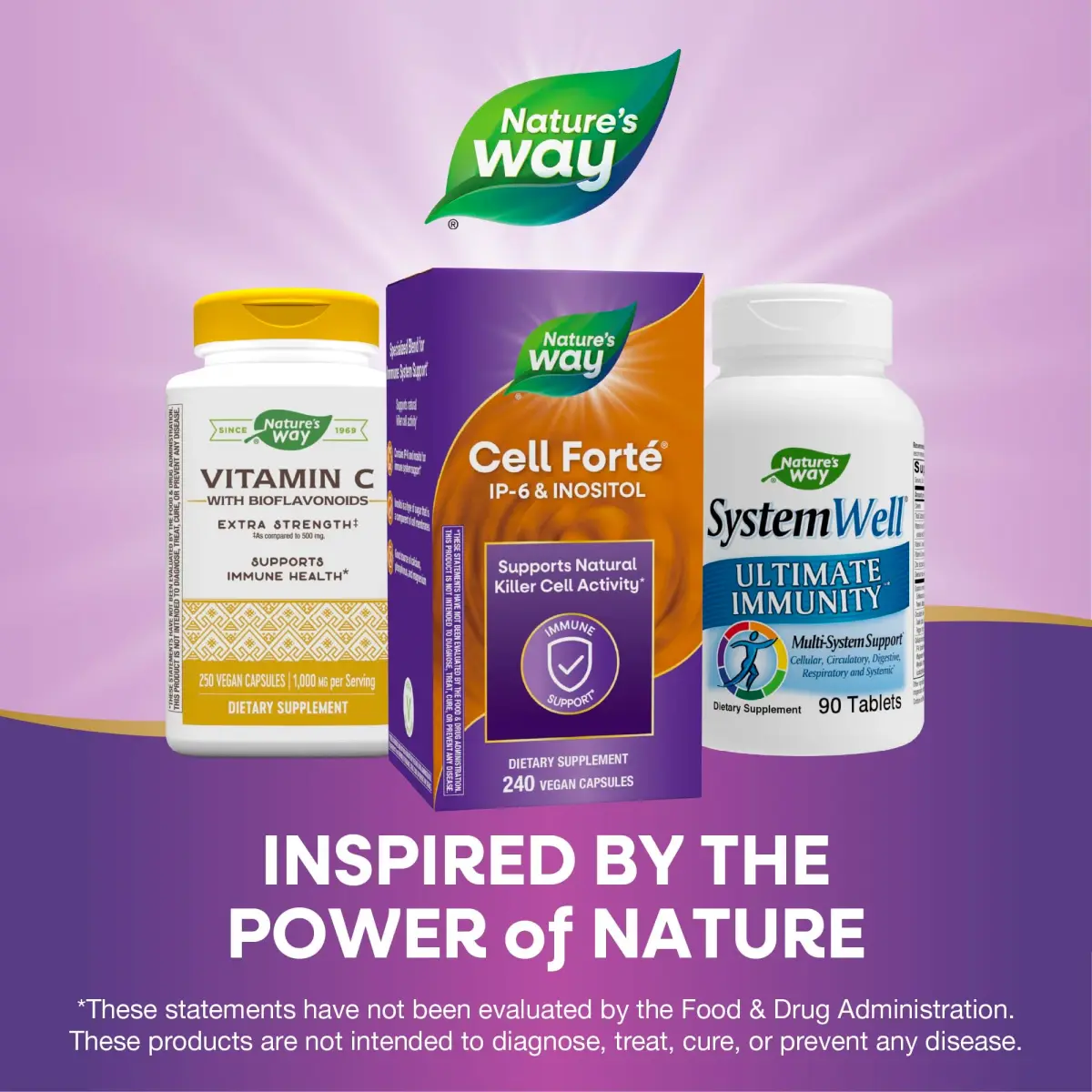Nature's Way Cell Forté IP-6 & Inositol Immune Support Capsules 240 Count | Supports Immune System - view 7