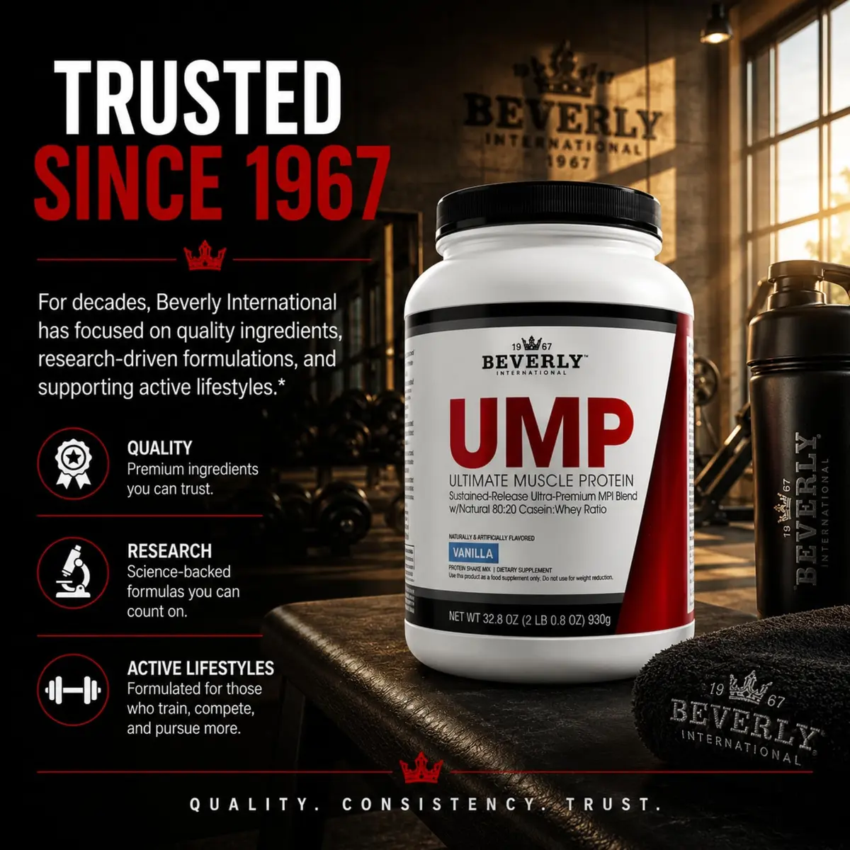 Beverly International UMP Protein Powder, Vanilla, 32.8 oz | Supports Lean Muscle & Fat Loss - view 6