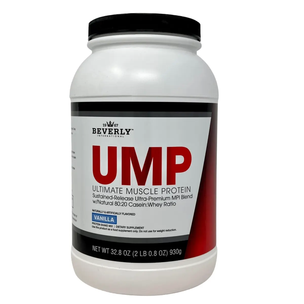 Beverly International UMP Protein Powder, Vanilla, 32.8 oz | Supports Lean Muscle & Fat Loss - main product image