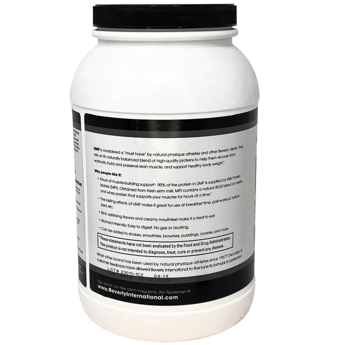 Beverly International UMP Protein Powder, Vanilla, 32.8 oz | Supports Lean Muscle & Fat Loss - view 3