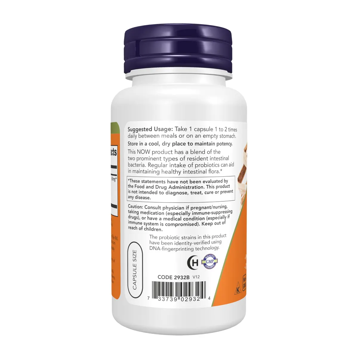 NOW Supplements, 8 Billion Acidophilus & Bifidus, Probiotic, 120 Veg Caps | Supports Digestive & Immune Health - view 3
