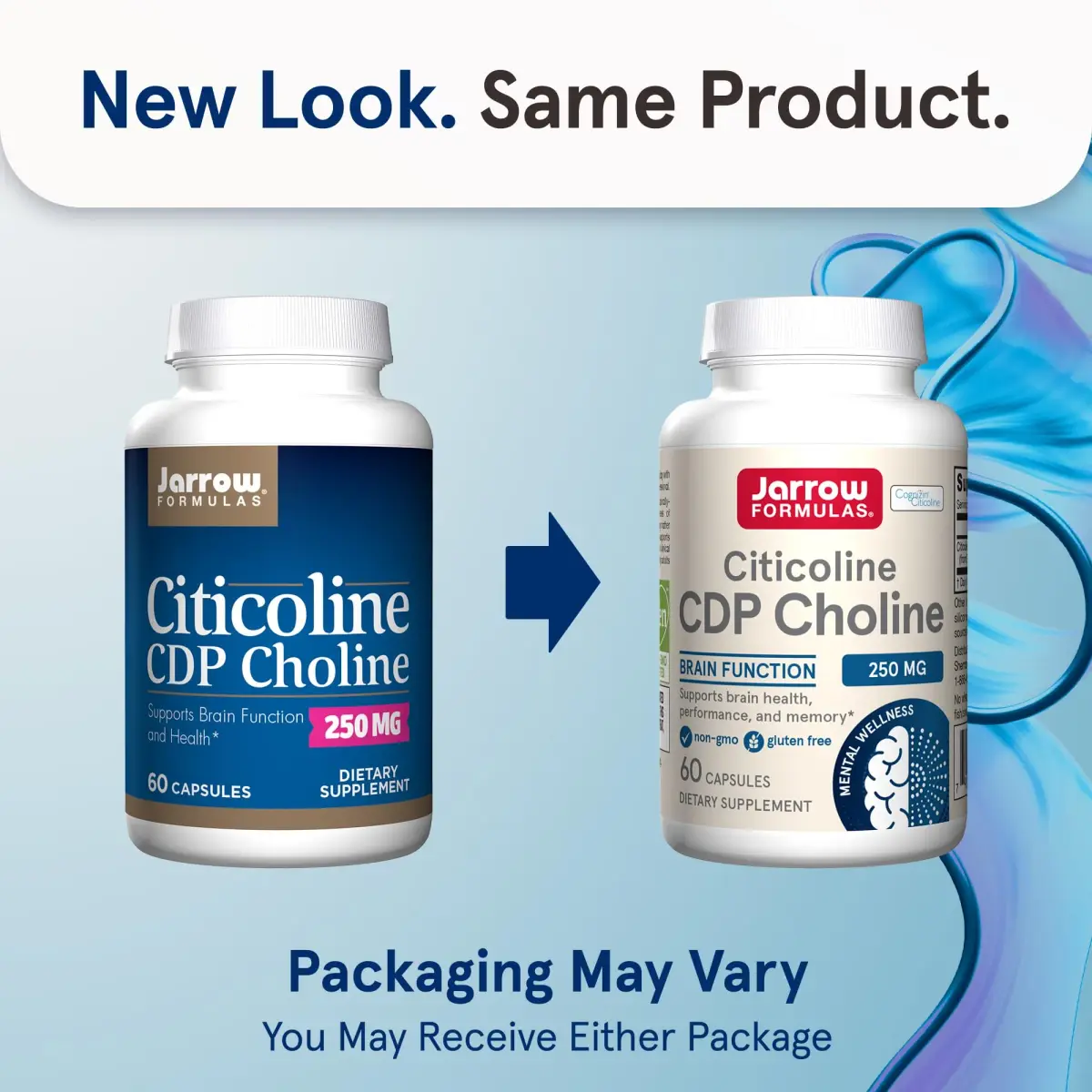 Jarrow Formulas Citicoline CDP 250 mg Capsules | Brain Health Support, Memory Support, Cognitive Performance, 60 Count - view 2