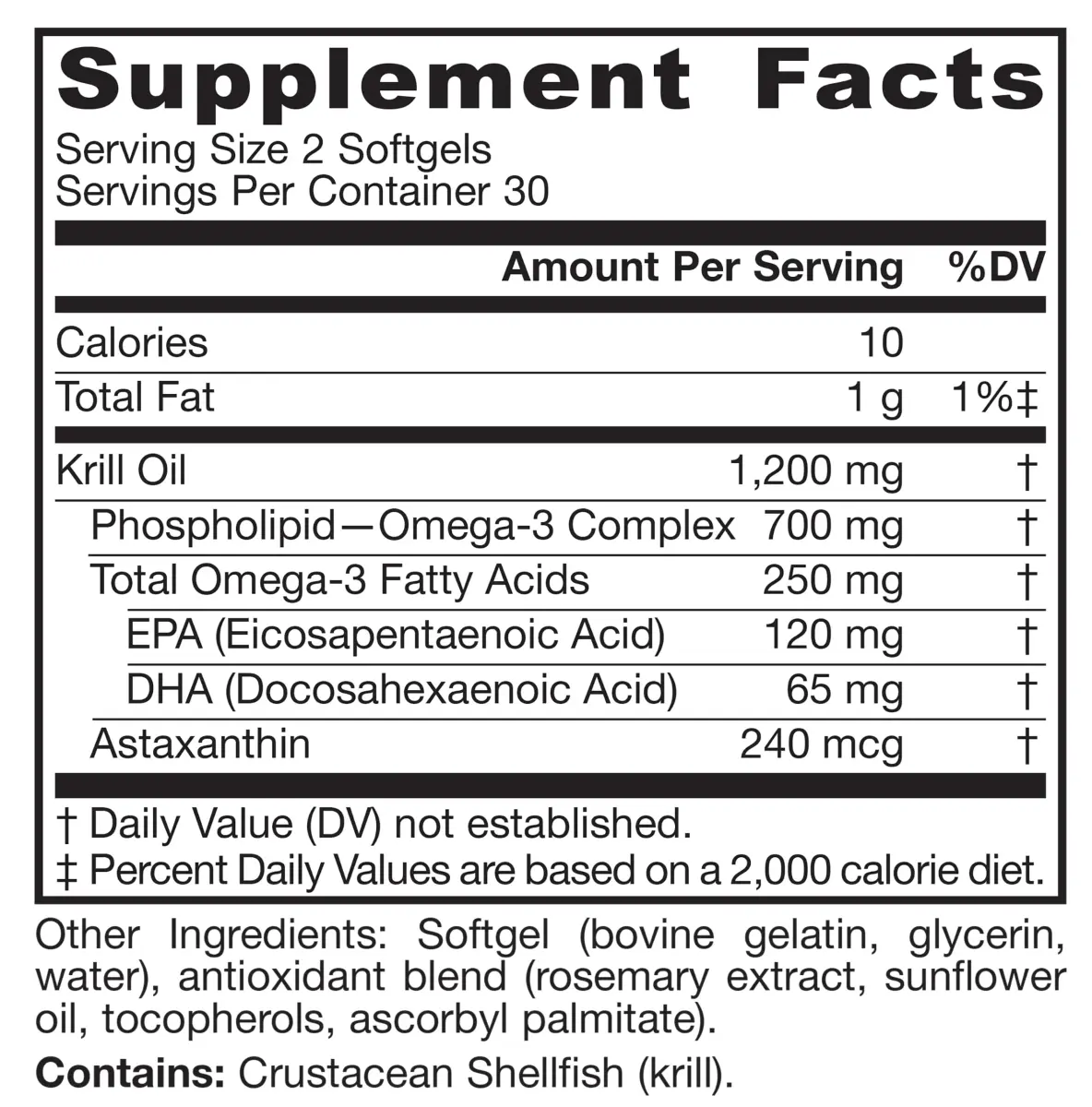 Jarrow Formulas Krill Oil 1200mg Softgels (60 Count) | Phospholipid Omega-3 with Astaxanthin for Brain & Heart Health - view 9