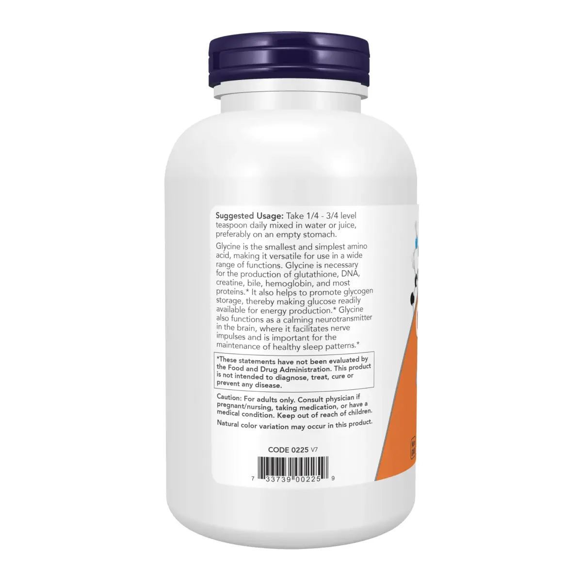 NOW Foods Glycine Pure Powder 454 g (1 lb) | Promotes Restful Sleep & Neurotransmitter Support - view 3
