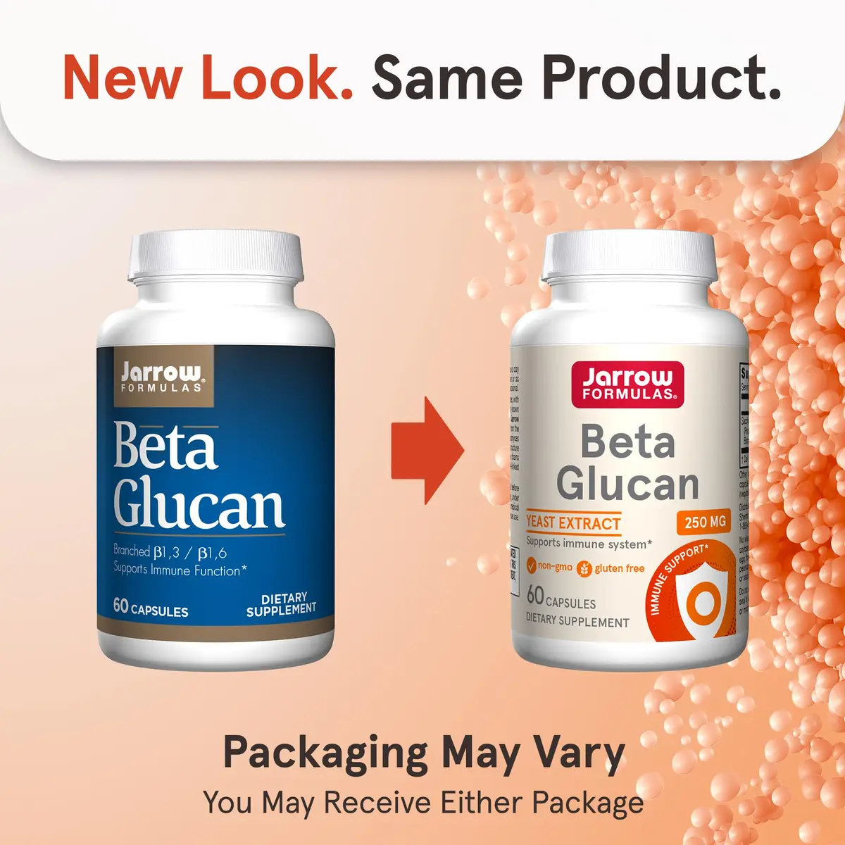 Jarrow Beta Glucan Dietary Supplement 60 Capsules | Supports Immune Health, Non-GMO & Gluten-Free - view 2