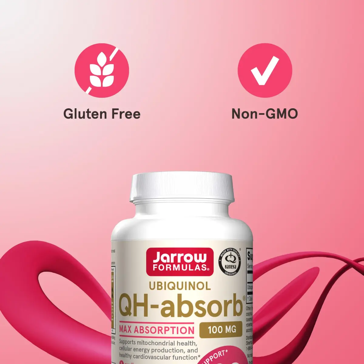 Jarrow Formulas QH-Absorb Ubiquinol 100mg Softgels 60 Count (100 mg) | Supports Heart Health & Energy Production - view 3