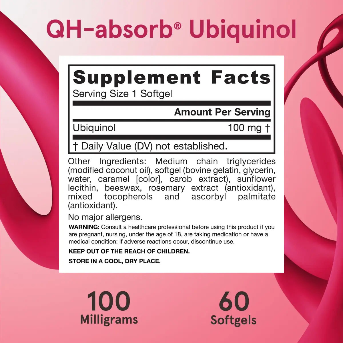 Jarrow Formulas QH-Absorb Ubiquinol 100mg Softgels 60 Count (100 mg) | Supports Heart Health & Energy Production - view 4