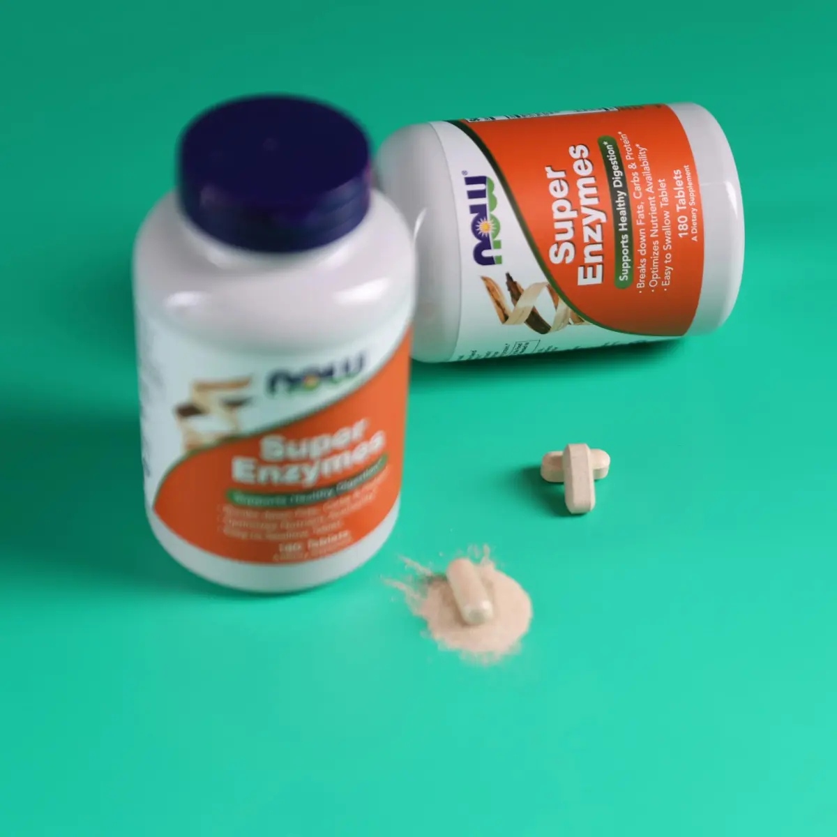 NOW Supplements Super Enzymes 180 Tabs | Supports Healthy Digestion & Nutrient Breakdown - view 7