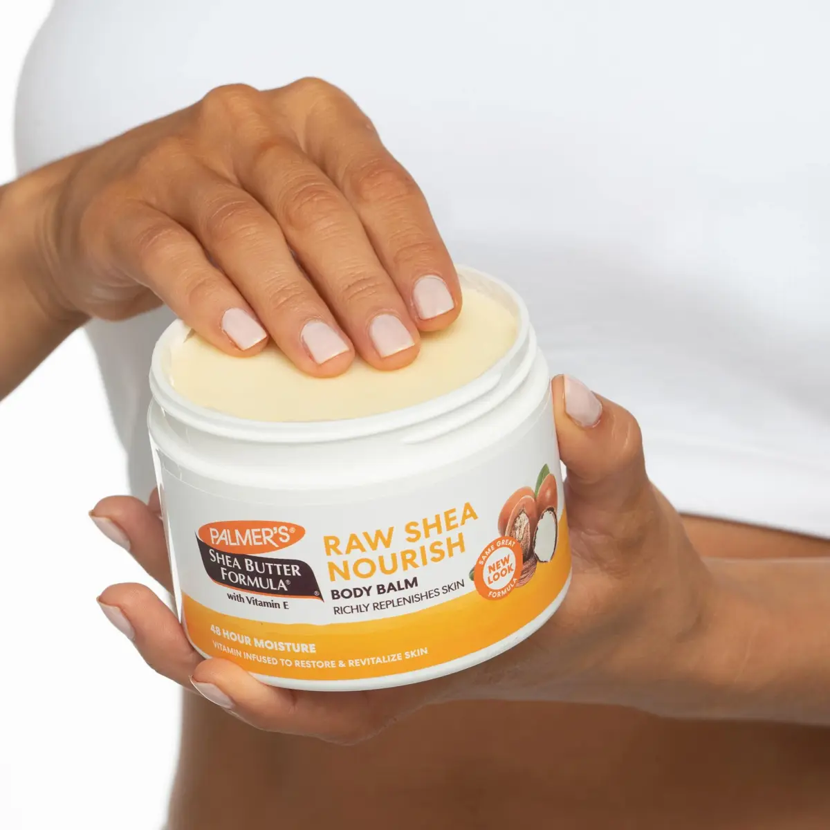 Palmer's Raw African Shea Body Butter Balm 210g (7.25 Oz) | Deeply Nourishes Dry Skin for 48 Hours - view 4