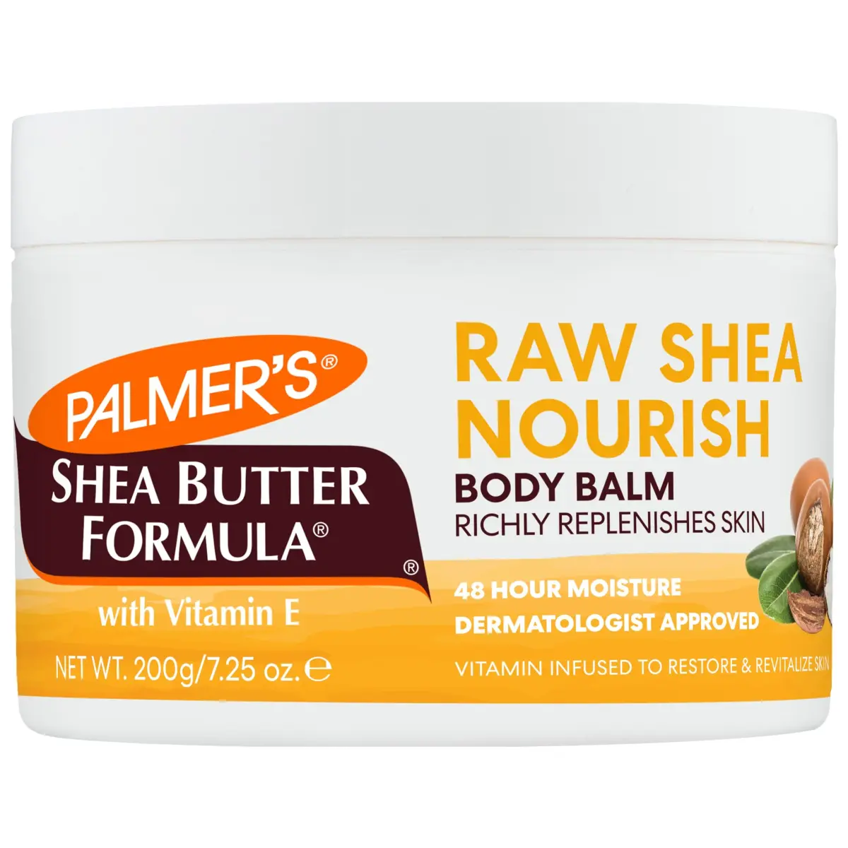 Palmer's Raw African Shea Body Butter Balm 210g (7.25 Oz) | Deeply Nourishes Dry Skin for 48 Hours - main product image