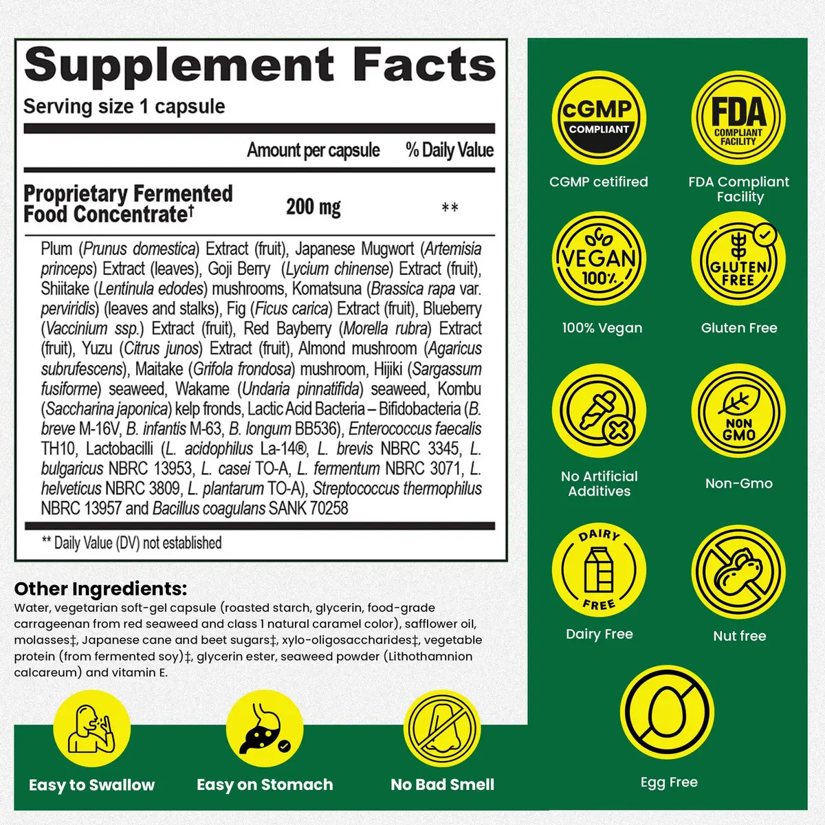 Dr. Ohhira's Probiotic-Prebiotic-Postbiotic Capsules 60 Count (Vegan) | Supports Digestive & Gut Health - view 6