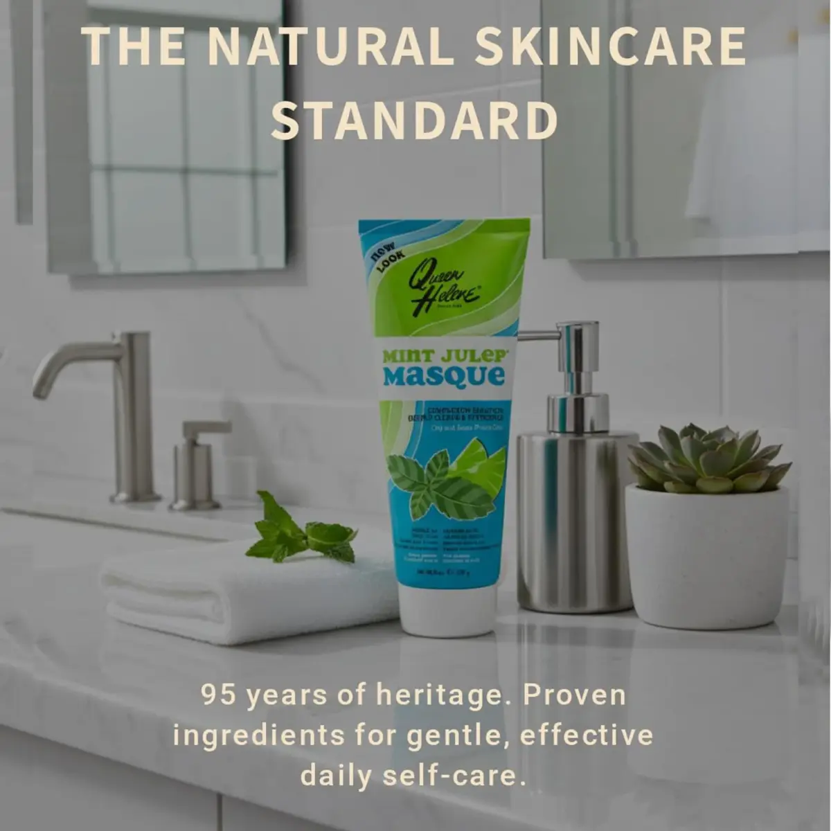 Queen Helene Mint Julep Masque 236.5ml (8 oz) | Deep Cleansing Clay Face Mask for Oily & Acne-Prone Skin - view 4